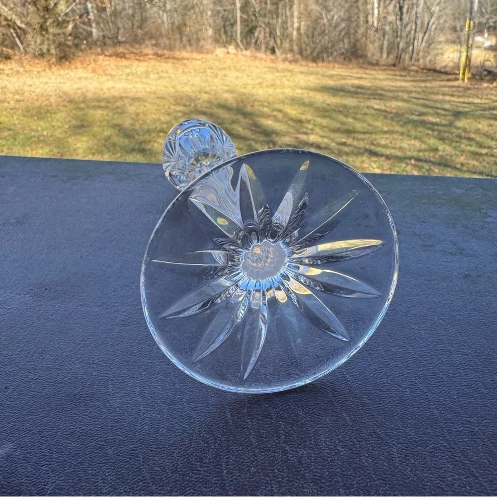 VINTAGE ONEIDA CRYSTAL CANDLESTICK